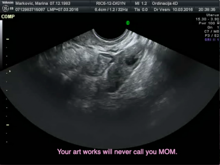 feminism art womb marina markovic motherhood maternal body uterus void